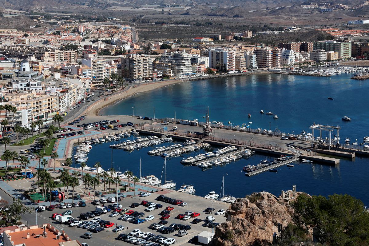 Villajoyosa bunte Häuser