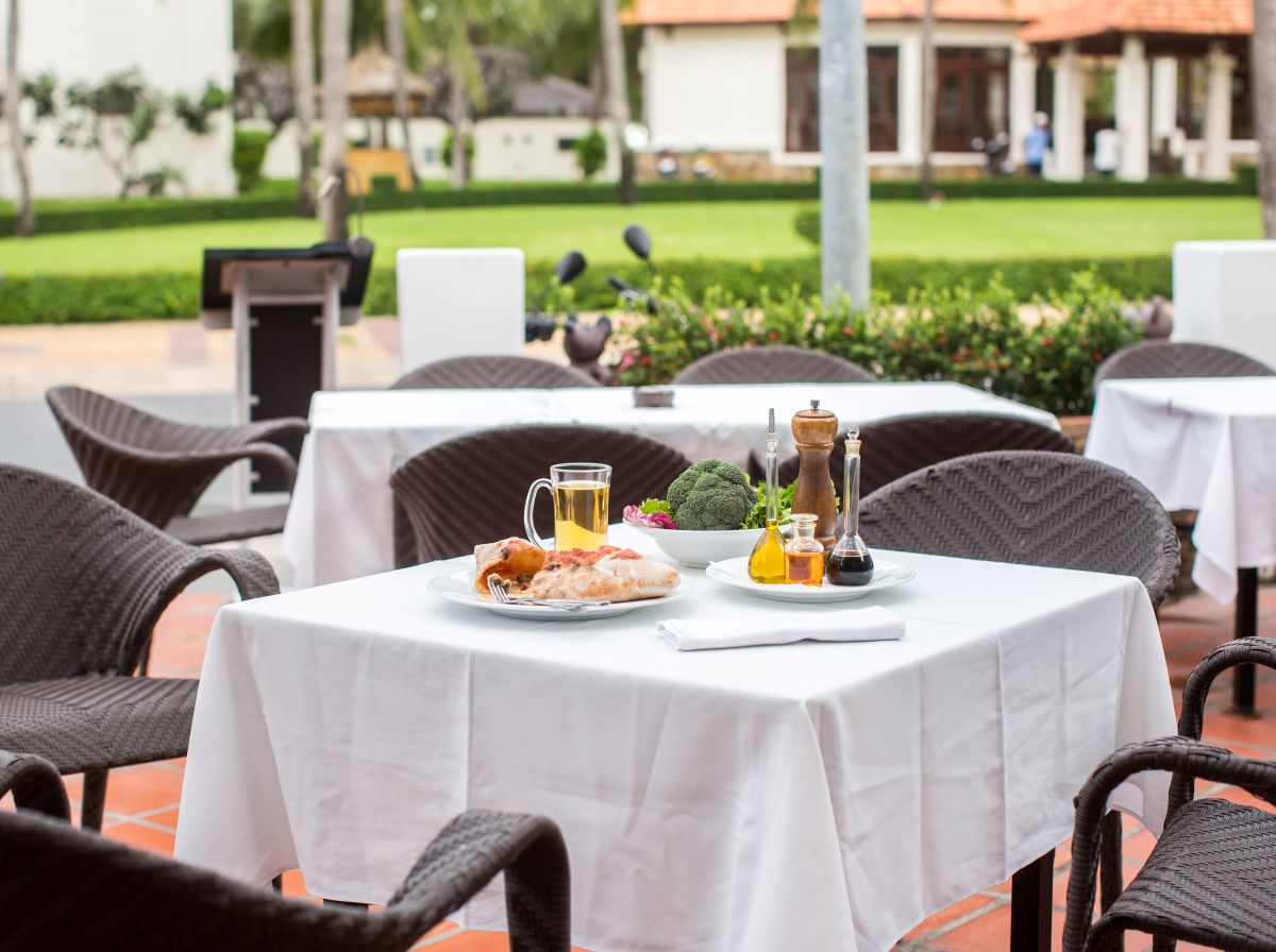 Restaurant im Hotel Villa del Mar